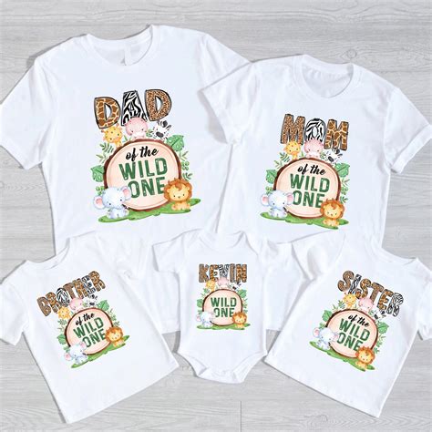 wild one birthday shirt|Wild One Family Shirts